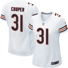 Women's Nike Chicago Bears #31 Marcus Cooper Game White NFL Jersey