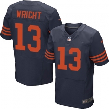 Men's Nike Chicago Bears #13 Kendall Wright Elite Navy Blue Alternate NFL Jersey