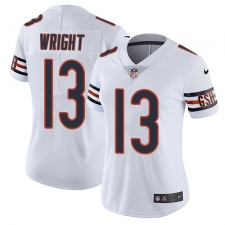 Women's Nike Chicago Bears #13 Kendall Wright Elite White NFL Jersey