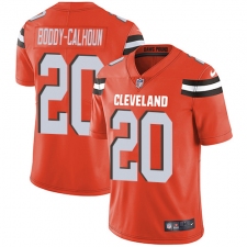 Youth Nike Cleveland Browns #20 Briean Boddy-Calhoun Orange Alternate Vapor Untouchable Limited Player NFL Jersey