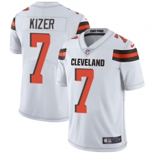 Men's Nike Cleveland Browns #7 DeShone Kizer White Vapor Untouchable Limited Player NFL Jersey