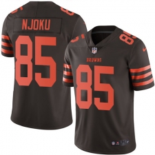 Youth Nike Cleveland Browns #85 David Njoku Limited Brown Rush Vapor Untouchable NFL Jersey