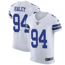 Men's Nike Dallas Cowboys #94 Charles Haley Elite White NFL Jersey