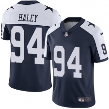 Youth Nike Dallas Cowboys #94 Charles Haley Navy Blue Throwback Alternate Vapor Untouchable Limited Player NFL Jersey