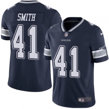 Youth Nike Dallas Cowboys #41 Keith Smith Navy Blue Team Color Vapor Untouchable Limited Player NFL Jersey