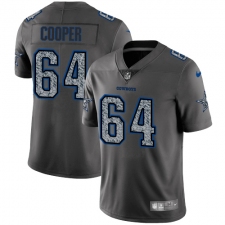 Youth Nike Dallas Cowboys #64 Jonathan Cooper Gray Static Vapor Untouchable Limited NFL Jersey