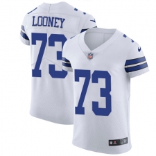 Men's Nike Dallas Cowboys #73 Joe Looney Elite White NFL Jersey
