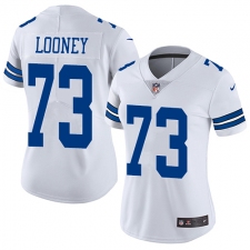 Women's Nike Dallas Cowboys #73 Joe Looney Elite White NFL Jersey