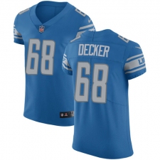 Men's Nike Detroit Lions #68 Taylor Decker Light Blue Team Color Vapor Untouchable Elite Player NFL Jersey
