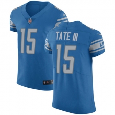 Men's Nike Detroit Lions #15 Golden Tate III Light Blue Team Color Vapor Untouchable Elite Player NFL Jersey