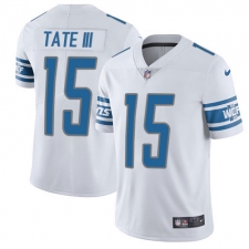 Men's Nike Detroit Lions #15 Golden Tate III Limited White Vapor Untouchable NFL Jersey