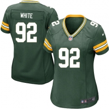Women's Nike Green Bay Packers #92 Reggie White Game Green Team Color NFL Jersey