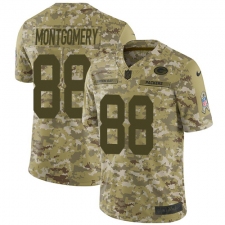 Men's Nike Green Bay Packers #88 Ty Montgomery Limited Camo 2018 Salute to Service NFL Jersey