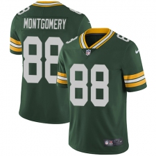 Youth Nike Green Bay Packers #88 Ty Montgomery Elite Green Team Color NFL Jersey