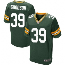Men's Nike Green Bay Packers #39 Demetri Goodson Elite Green Team Color NFL Jersey