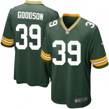 Men's Nike Green Bay Packers #39 Demetri Goodson Game Green Team Color NFL Jersey