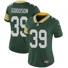 Women's Nike Green Bay Packers #39 Demetri Goodson Elite Green Team Color NFL Jersey