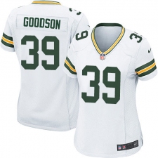 Women's Nike Green Bay Packers #39 Demetri Goodson Game White NFL Jersey