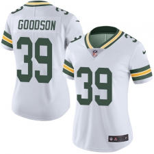 Women's Nike Green Bay Packers #39 Demetri Goodson White Vapor Untouchable Limited Player NFL Jersey