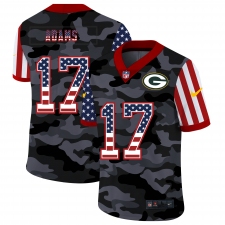 Men's Green Bay Packers #17 Davante Adams Camo Flag Nike Limited Jersey
