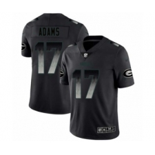 Men's Green Bay Packers #17 Davante Adams Limited Black Smoke Fashion Limited Football Jersey