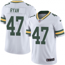 Youth Nike Green Bay Packers #47 Jake Ryan Elite White NFL Jersey