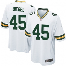 Men's Nike Green Bay Packers #45 Vince Biegel Game White NFL Jersey