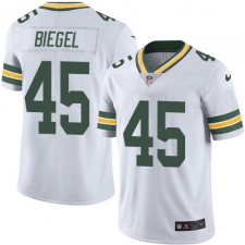 Men's Nike Green Bay Packers #45 Vince Biegel White Vapor Untouchable Limited Player NFL Jersey