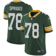 Youth Nike Green Bay Packers #78 Jason Spriggs Elite Green Team Color NFL Jersey