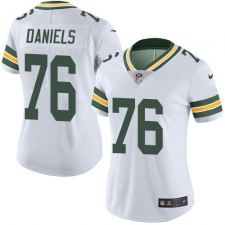 Women's Nike Green Bay Packers #76 Mike Daniels Elite White NFL Jersey