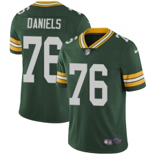 Youth Nike Green Bay Packers #76 Mike Daniels Elite Green Team Color NFL Jersey