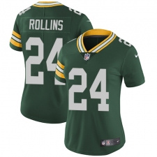 Women's Nike Green Bay Packers #24 Quinten Rollins Elite Green Team Color NFL Jersey
