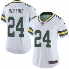 Women's Nike Green Bay Packers #24 Quinten Rollins Elite White NFL Jersey