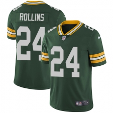 Youth Nike Green Bay Packers #24 Quinten Rollins Green Team Color Vapor Untouchable Limited Player NFL Jersey