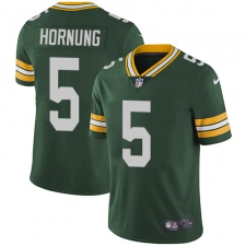 Youth Nike Green Bay Packers #5 Paul Hornung Green Team Color Vapor Untouchable Limited Player NFL Jersey