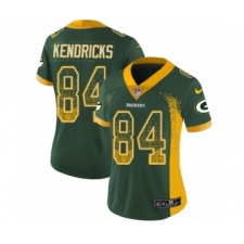 Women's Nike Green Bay Packers #84 Lance Kendricks Limited Green Rush Drift Fashion NFL Jersey