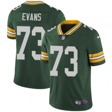 Men's Nike Green Bay Packers #73 Jahri Evans Green Team Color Vapor Untouchable Limited Player NFL Jersey
