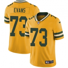Youth Nike Green Bay Packers #73 Jahri Evans Limited Gold Rush Vapor Untouchable NFL Jersey