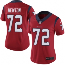 Women's Nike Houston Texans #72 Derek Newton Elite Red Alternate NFL Jersey