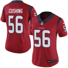 Women's Nike Houston Texans #56 Brian Cushing Limited Red Alternate Vapor Untouchable NFL Jersey