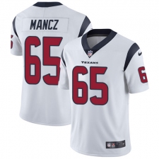 Men's Nike Houston Texans #65 Greg Mancz Limited White Vapor Untouchable NFL Jersey