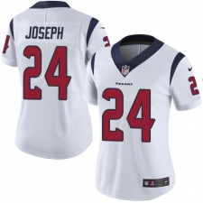 Women's Nike Houston Texans #24 Johnathan Joseph Elite White NFL Jersey