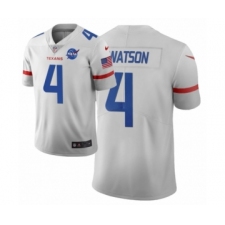 Men Houston Texans #4 Deshaun Watson White Vapor Limited City Edition Jersey