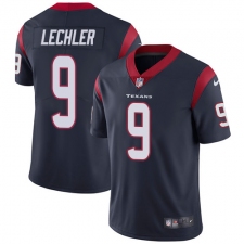 Men's Nike Houston Texans #9 Shane Lechler Limited Navy Blue Team Color Vapor Untouchable NFL Jersey