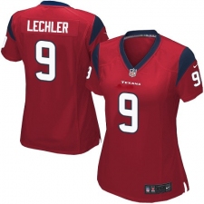 Women's Nike Houston Texans #9 Shane Lechler Game Red Alternate NFL Jersey