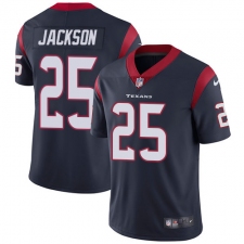 Men's Nike Houston Texans #25 Kareem Jackson Limited Navy Blue Team Color Vapor Untouchable NFL Jersey