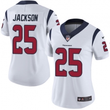 Women's Nike Houston Texans #25 Kareem Jackson Elite White NFL Jersey