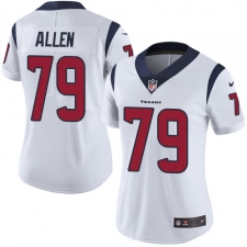 Women's Nike Houston Texans #79 Jeff Allen Limited White Vapor Untouchable NFL Jersey