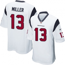 Men's Nike Houston Texans #13 Braxton Miller Game White NFL Jersey
