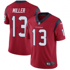 Men's Nike Houston Texans #13 Braxton Miller Limited Red Alternate Vapor Untouchable NFL Jersey